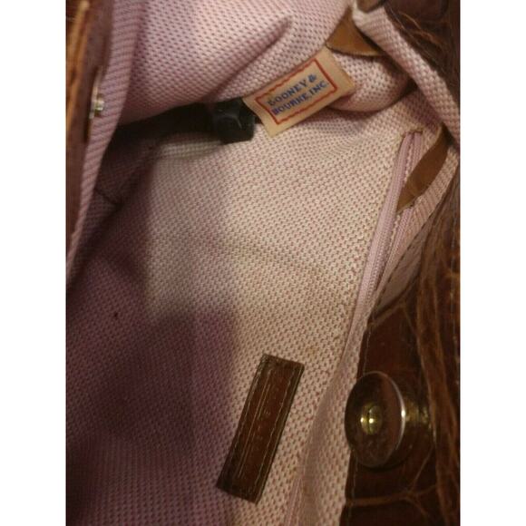 Dooney & Bourke NICE Leather Brown shoulder Hobo Zipper Bag MSRP $378 - Picture 9 of 12